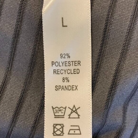 Zyia Active Women's Striped Racerback Stretch Athletic Sheer Tank Top Size L - Picture 8 of 11